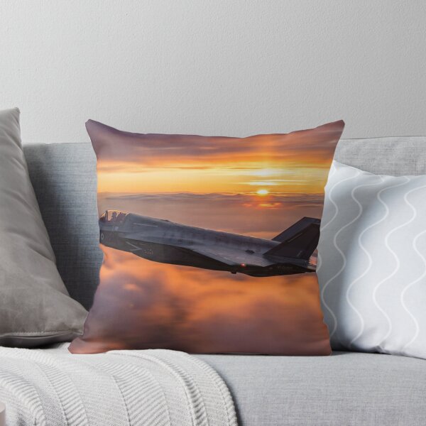 Item preview, F-35 Lightning Cruising Into a Blazing Sunset designed and sold by Airpower Art.