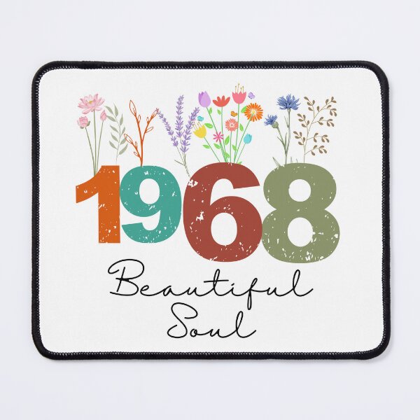 Item preview, 1968 Floral Beautiful Soul Birthday Design designed and sold by FlareCraftStudio.