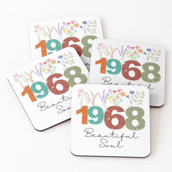 Item preview, 1968 Floral Beautiful Soul Birthday Design designed and sold by FlareCraftStudio.