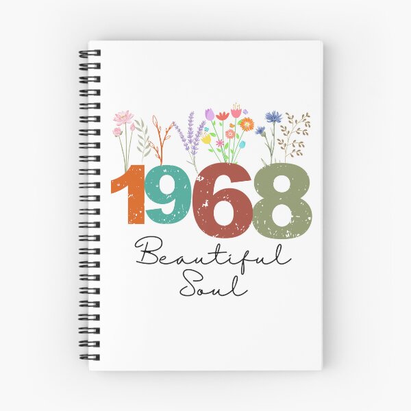 Item preview, 1968 Floral Beautiful Soul Birthday Design designed and sold by FlareCraftStudio.