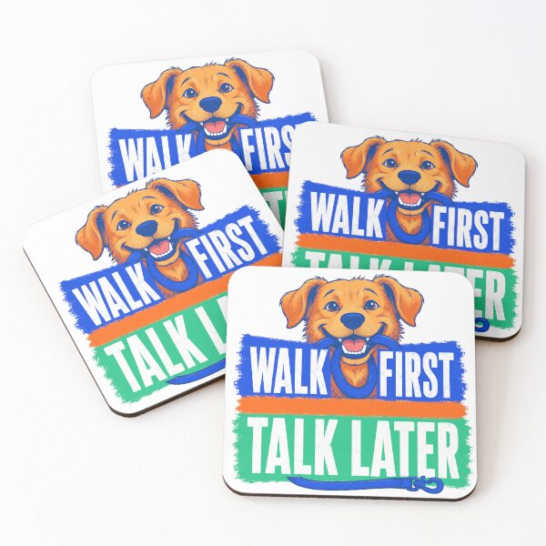 Item preview, Walk First Talk Later Dog Owner Humor designed and sold by the-dovlat.