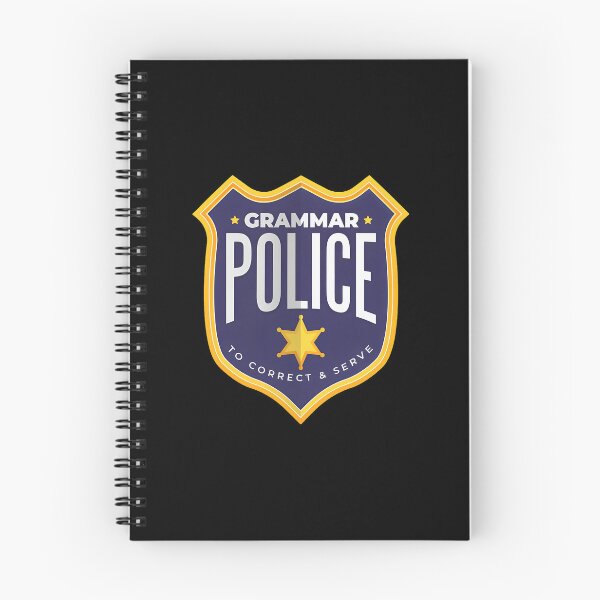 Item preview, Grammar Police Emblem designed and sold by angierelve.