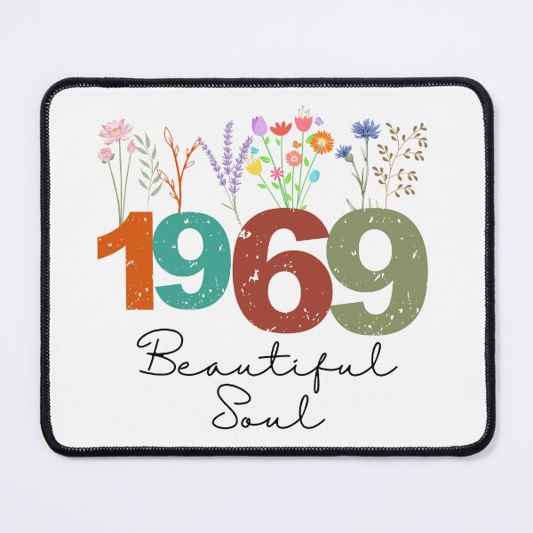 Item preview, 1969 Floral Beautiful Soul Birthday Design designed and sold by FlareCraftStudio.