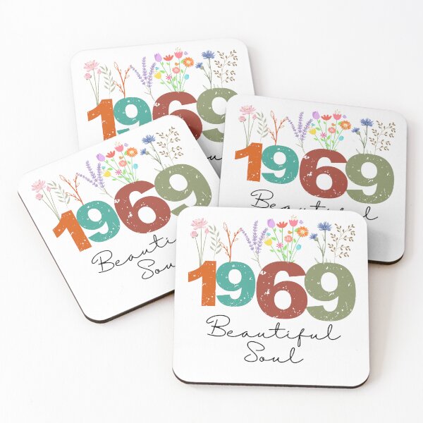 Item preview, 1969 Floral Beautiful Soul Birthday Design designed and sold by FlareCraftStudio.