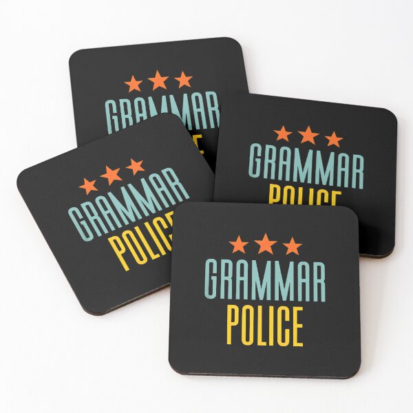 Item preview, Grammar Police Retro Stars Text Design designed and sold by alldergreff.