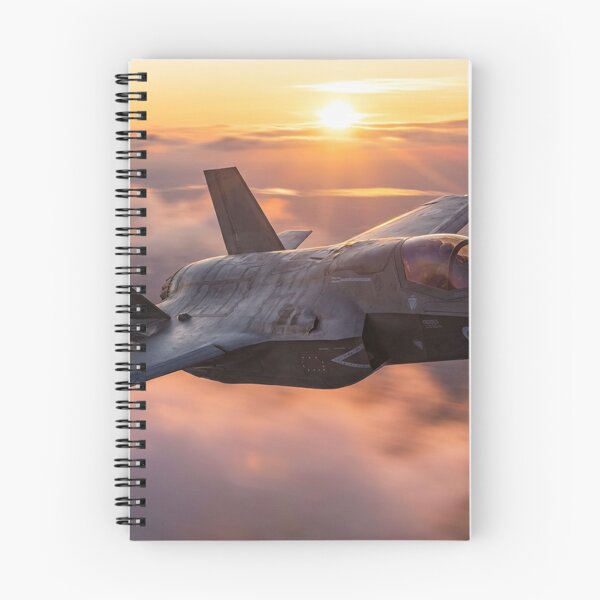 Item preview, F-35 Lightning Banking Above Pink Clouds designed and sold by Airpower Art.