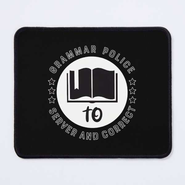 Item preview, Grammar Police Server And Correct Emblem designed and sold by angierelve.
