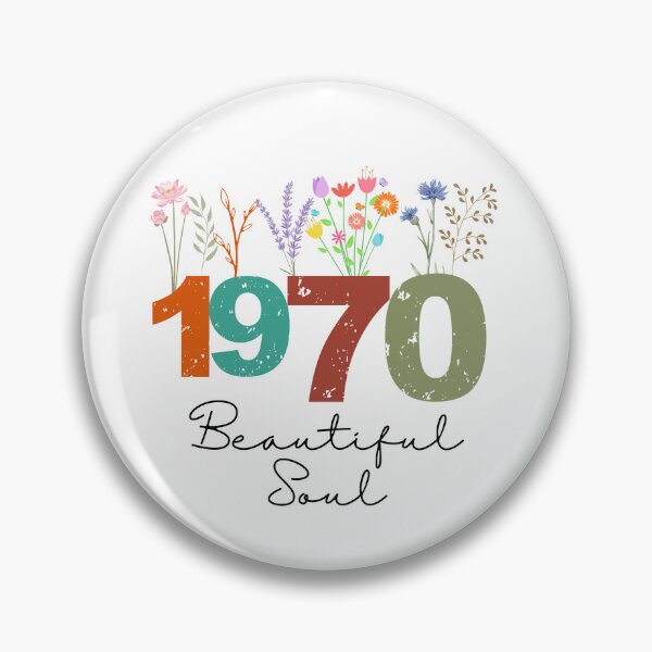 Item preview, 1970 Floral Beautiful Soul Birthday Design designed and sold by FlareCraftStudio.