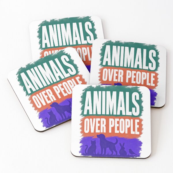 Item preview, Animals Over People Pet Lover Quote designed and sold by the-dovlat.