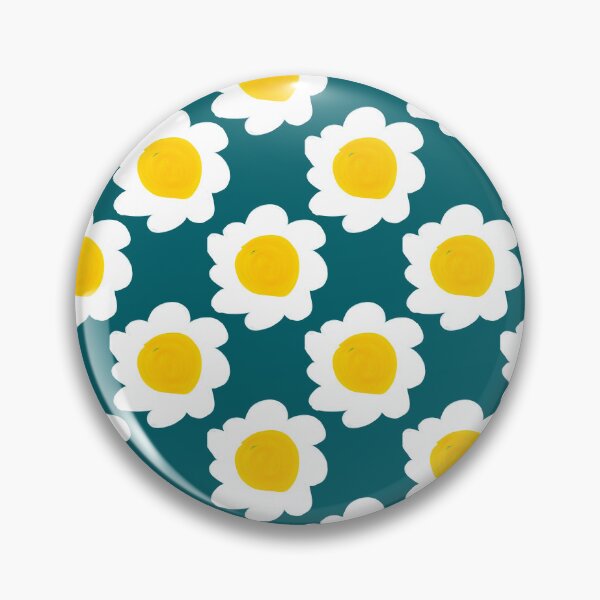 Item preview, Scandi Transformative Teal Daisy Mid Century Retro Pattern designed and sold by CaramelCo.