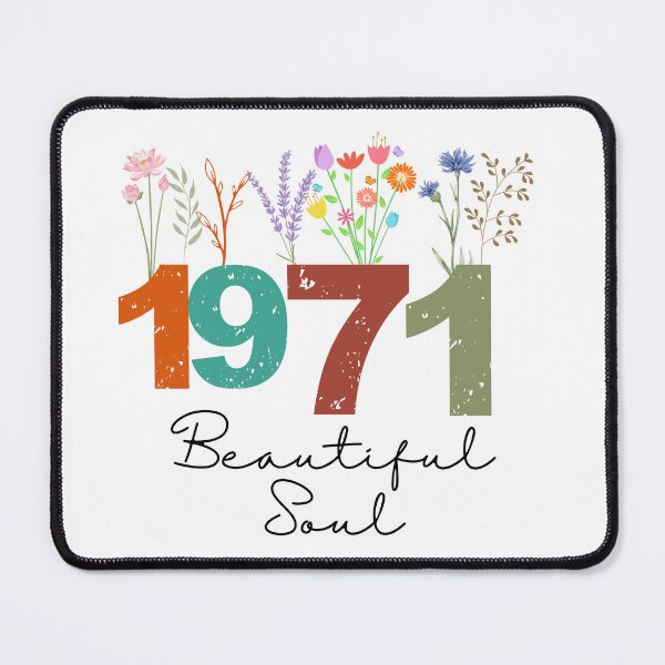 Item preview, 1971 Floral Beautiful Soul Birthday Design designed and sold by FlareCraftStudio.
