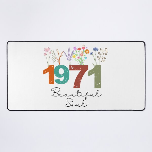 Item preview, 1971 Floral Beautiful Soul Birthday Design designed and sold by FlareCraftStudio.