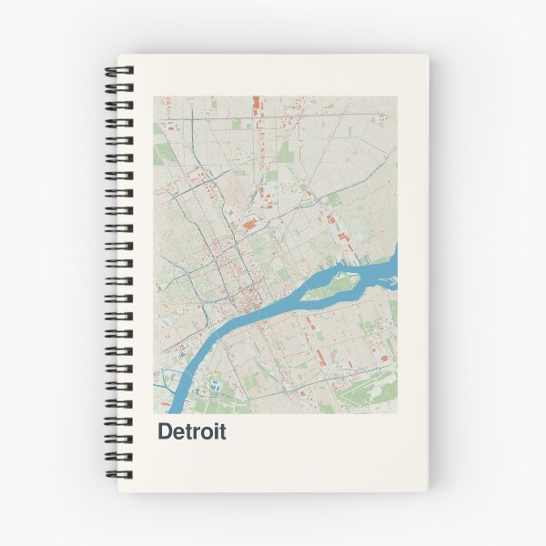 Item preview, Detroit Minimalistic Map Art designed and sold by MapsNerd.