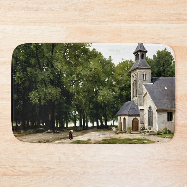 Item preview, The Chapel Notre-Dame de Grâce at Honfleur designed and sold by artdesignsnow.