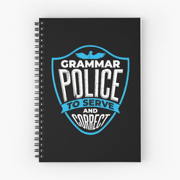 Item preview, Grammar Police To Serve And Correct Emblem designed and sold by alldergreff.