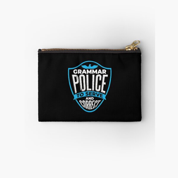 Item preview, Grammar Police To Serve And Correct Emblem designed and sold by alldergreff.