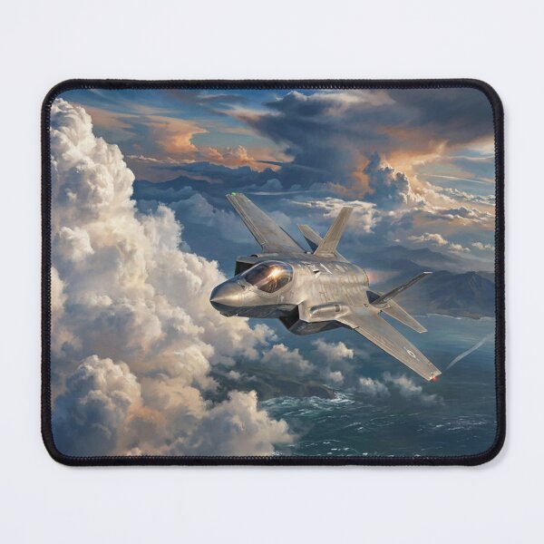 Item preview, F-35 Lightning Beside Towering Storm Cloud designed and sold by Airpower Art.