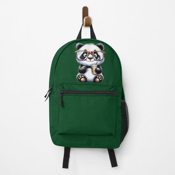 Item preview, Cute Panda with Glasses and Coffee designed and sold by AcruxUltra.