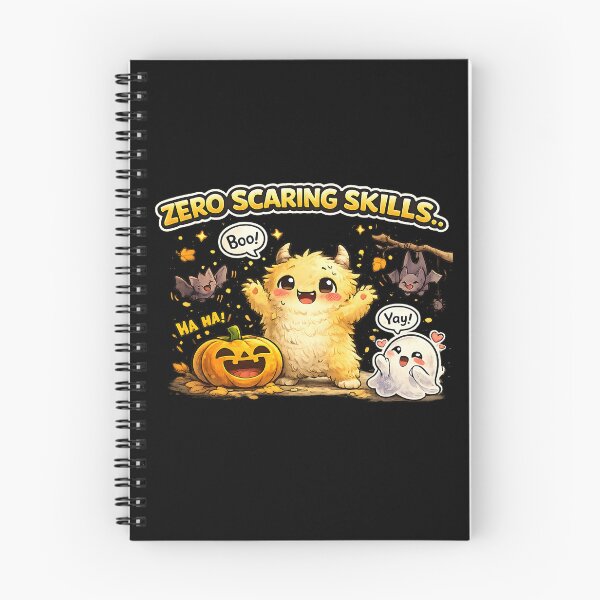 Item preview, Zero Scaring Skills Cute Halloween Monster designed and sold by Yomere.