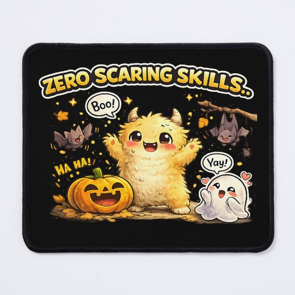 Item preview, Zero Scaring Skills Cute Halloween Monster designed and sold by Yomere.