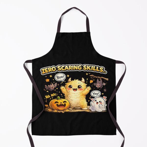 Item preview, Zero Scaring Skills Cute Halloween Monster designed and sold by Yomere.