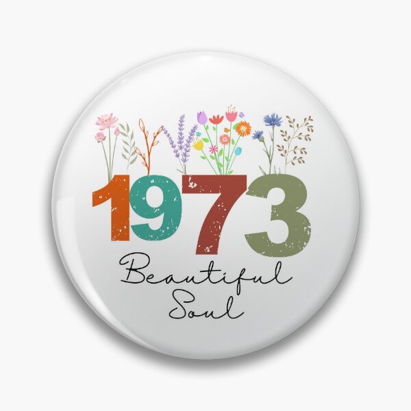Item preview, 1973 Floral Beautiful Soul Birthday Design designed and sold by FlareCraftStudio.