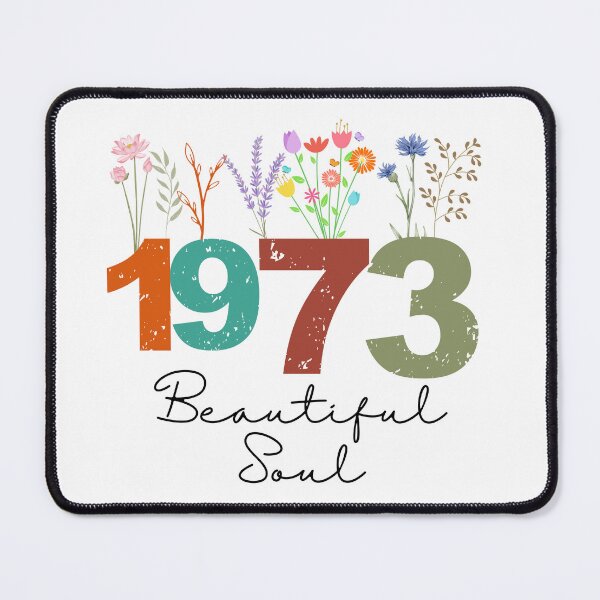 Item preview, 1973 Floral Beautiful Soul Birthday Design designed and sold by FlareCraftStudio.