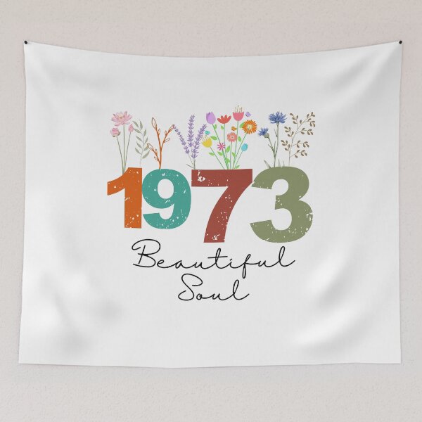 Item preview, 1973 Floral Beautiful Soul Birthday Design designed and sold by FlareCraftStudio.