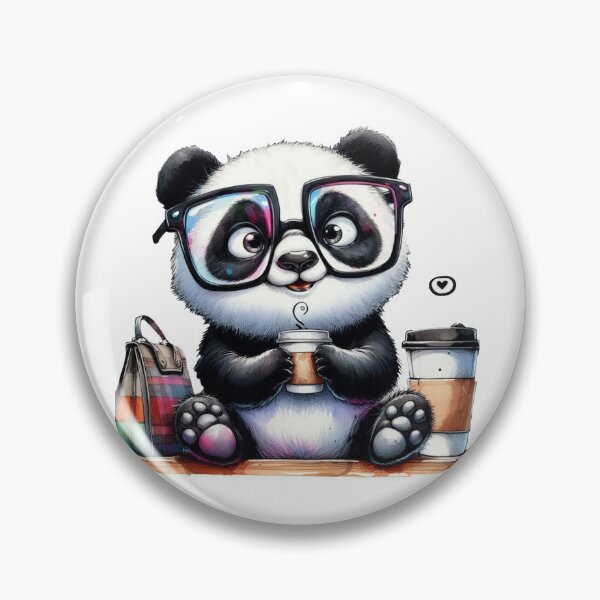 Item preview, Panda Coffee Break Before a Busy Day designed and sold by AcruxUltra.