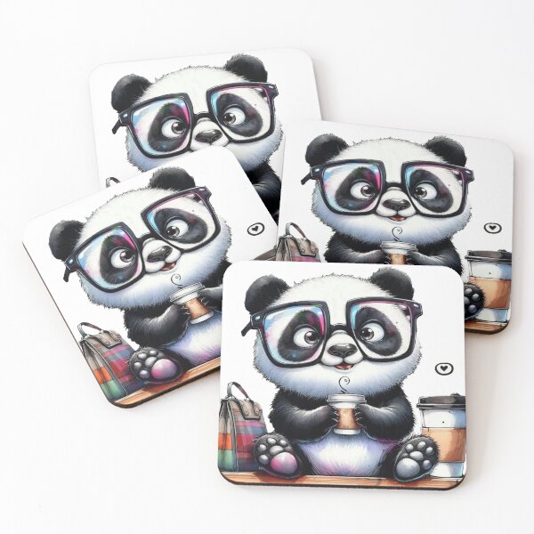Item preview, Panda Coffee Break Before a Busy Day designed and sold by AcruxUltra.