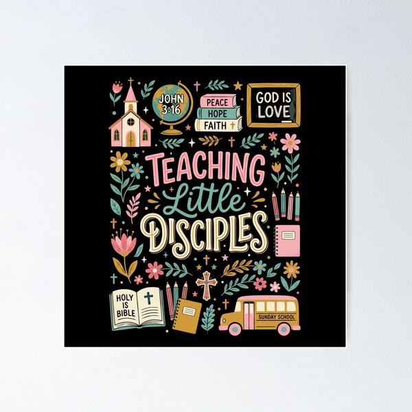 Item preview, Teaching Little Disciples of Jesus designed and sold by Parallel Label .