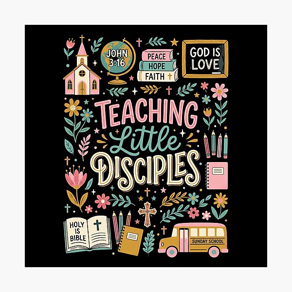 Item preview, Teaching Little Disciples of Jesus designed and sold by Parallel Label .