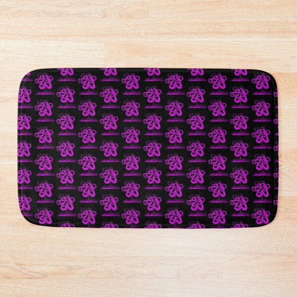 Item preview, Neon Magenta Dripping Flower on Black designed and sold by NylaInnerBloom.