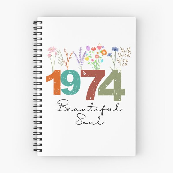 Item preview, 1974 Floral Beautiful Soul Birthday Design designed and sold by FlareCraftStudio.