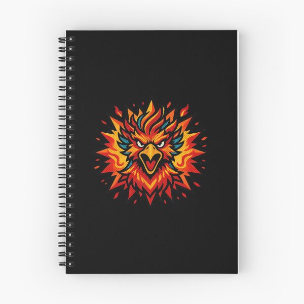 Item preview, Retro Comic Style Fiery Phoenix Head designed and sold by MarCinu Art.
