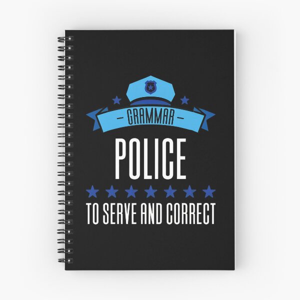 Item preview, Grammar Police To Serve And Correct Funny Language Pun designed and sold by alldergreff.