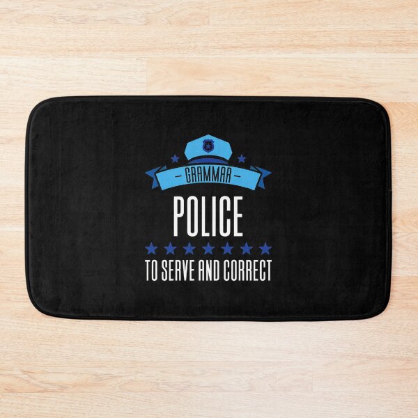 Item preview, Grammar Police To Serve And Correct Funny Language Pun designed and sold by alldergreff.