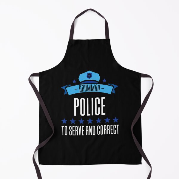 Item preview, Grammar Police To Serve And Correct Funny Language Pun designed and sold by alldergreff.
