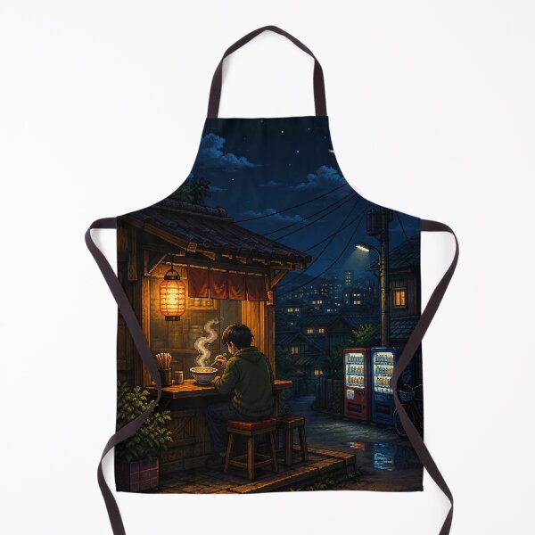 Item preview, Japanese Pixel Art: Midnight Ramen Glow designed and sold by bapupa.