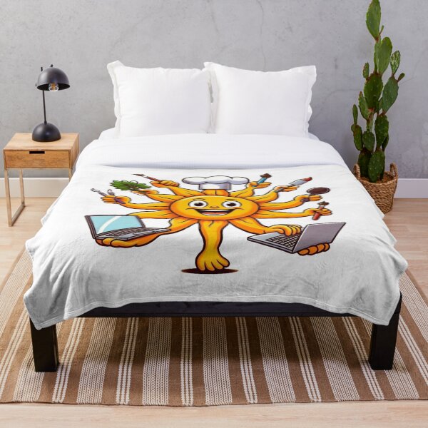 Item preview, Un sol ajetreado haciendo malabares con el trabajo y los pasatiempos. designed and sold by AcruxUltra.