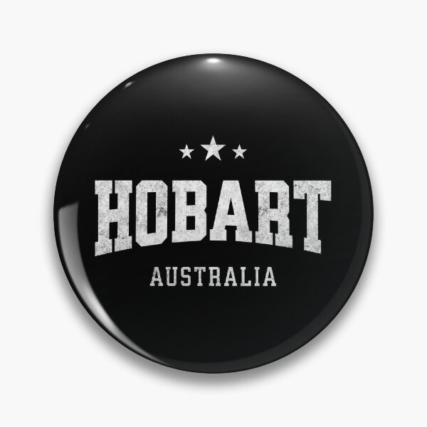 Item preview, Hobart Australia Vintage Varsity Distressed Retro College Travel Design designed and sold by NiceTeeClub.