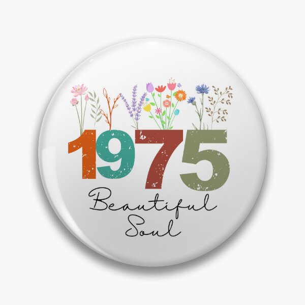 Item preview, 1975 Floral Beautiful Soul Birthday Design designed and sold by FlareCraftStudio.