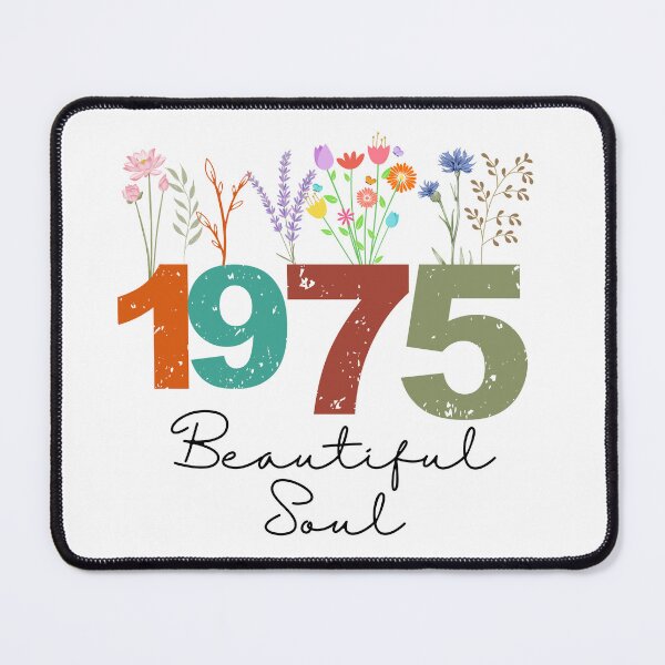Item preview, 1975 Floral Beautiful Soul Birthday Design designed and sold by FlareCraftStudio.