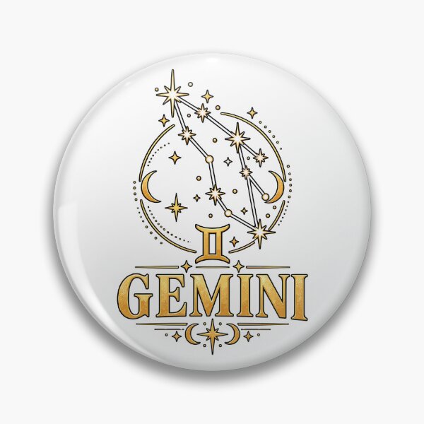 Item preview, Gemini Constellation | Minimalist Zodiac Star | Gemini Symbol designed and sold by ZIGLWORKS.