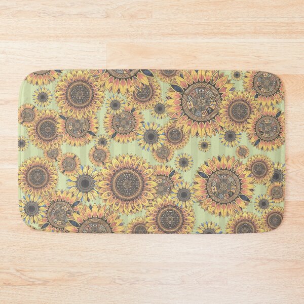 Artikelvorschau, Okkulter Helianthus – Heilige Geometrie: Sonnenblumen-Mandala-Muster entworfen und verkauft von FreiherrPK.