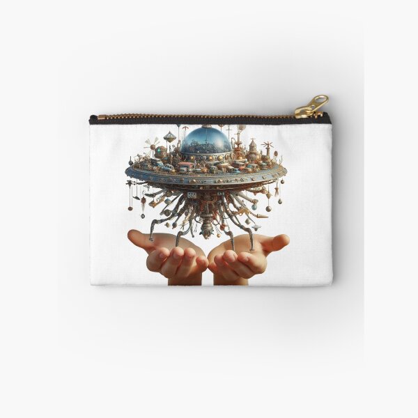 Item preview, Hands Holding a Floating Future World designed and sold by AcruxUltra.