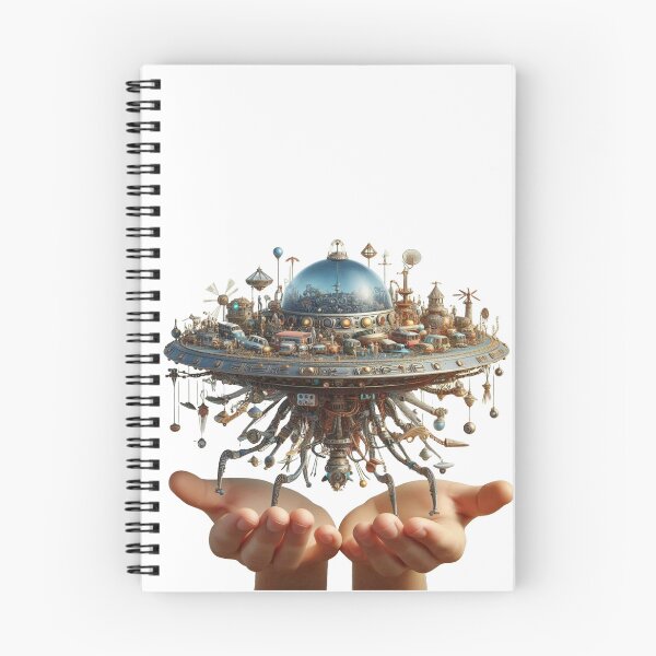Item preview, Hands Holding a Floating Future World designed and sold by AcruxUltra.