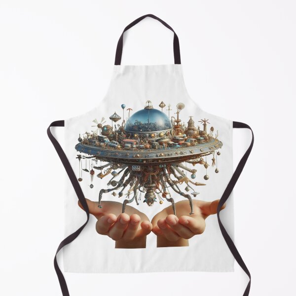 Item preview, Hands Holding a Floating Future World designed and sold by AcruxUltra.