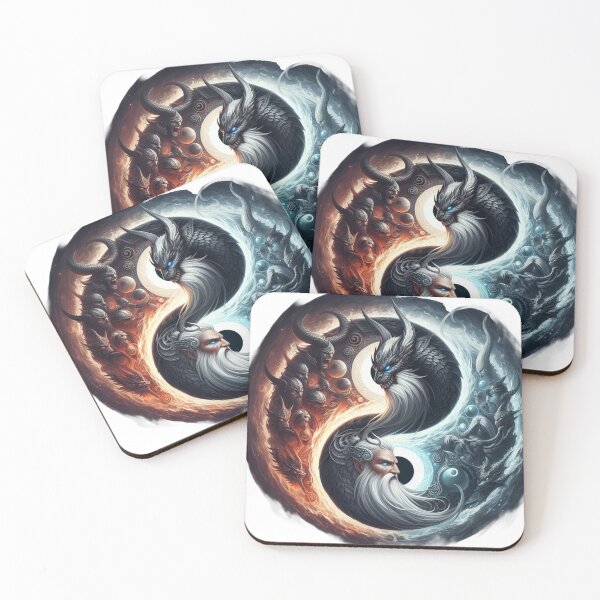Item preview, Fire and Ice Guardians in Balance designed and sold by AcruxUltra.