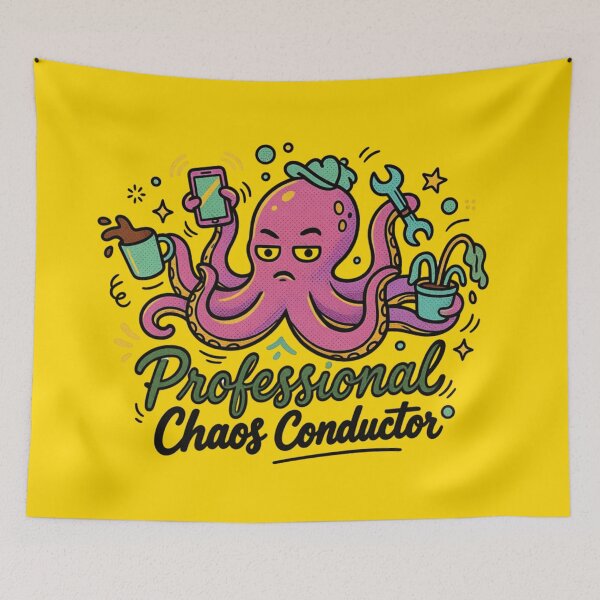 Item preview, Amusing Chaos Conductor Octopus designed and sold by MarCinu Art.